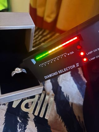 Anillo Moissanita 2ct Certificado GRA