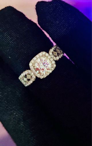 Anillo Moissanita 2ct Certificado GRA