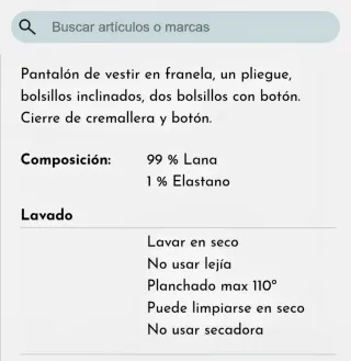 Pantalón de vestir caballero Mirto NUEVO