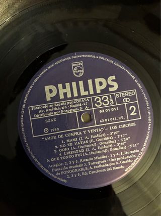 Vinilo Los Chichos - Amor de Compra y Venta