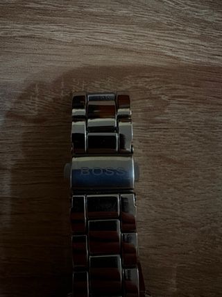 Reloj Hugo Boss Cronógrafo Negro y Plateado