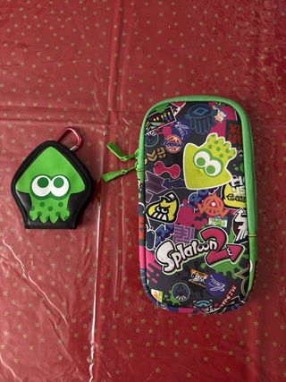 Funda Nintendo Switch Splatoon 2 + Porta cartuchos