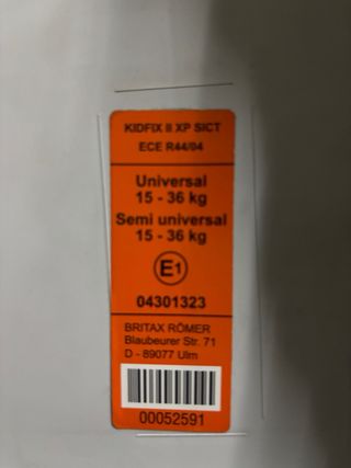 Romer Kid fix xp 2 sict isofix