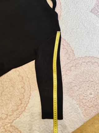 Vestido Negro punto Zara