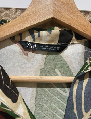 Blusa Zara Estampada Talla S