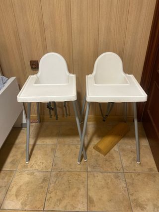 Silla de bebé Ikea blanca