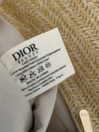 Neceser Dior Beige Paja