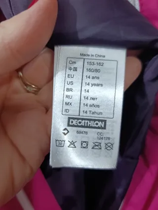 Mono de esquí niña Wedze con capucha