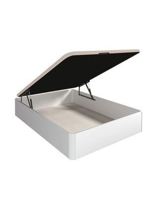 Canapé abatible 135x190 cm blanco