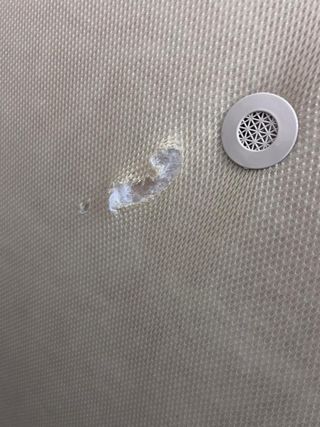 Canapé abatible 135x190 cm blanco