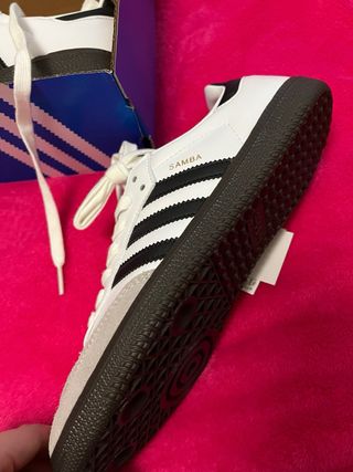 Adidas Samba Gris y Blanco