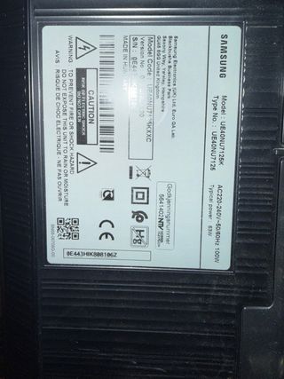 Televisor Samsung Negro y Multicolor 40”