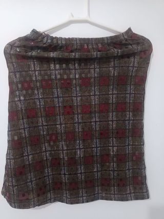 Conjunto Falda y Blusa Cuadros