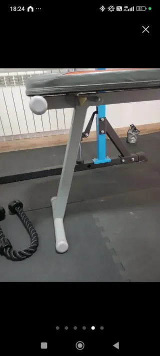 Banco de pesas ajustable