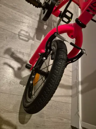 Bicicleta monty 102 14 pollici rosa