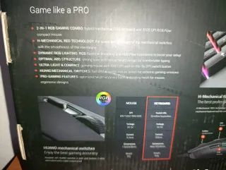 Teclado Gamer Mars Gaming Negro