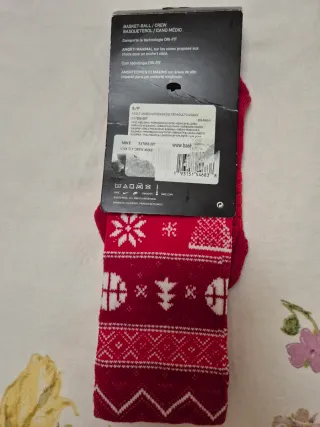 Calcetines Nike Elite Crew Navideños. Sin estrenar