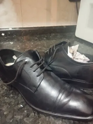 Zapatos de vestir Vitelo negros talla 42