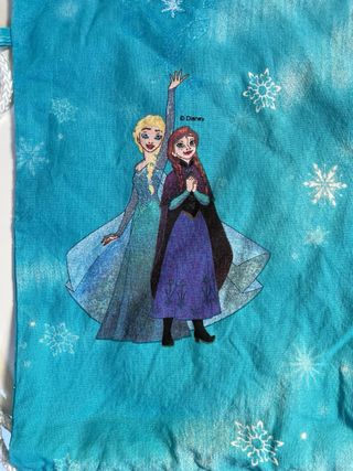 Sacca cotone Frozen Elsa Anna Disney