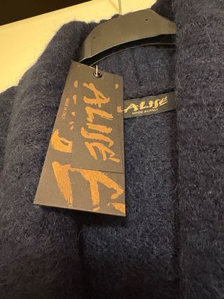 ALIJE Maglioncino Lana Blu Donna Tg Unica