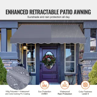 Tenda da Terra Retrattile 250 x 120 cm Manuale