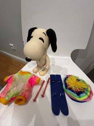Figura Snoopy esquiador VINTAGE