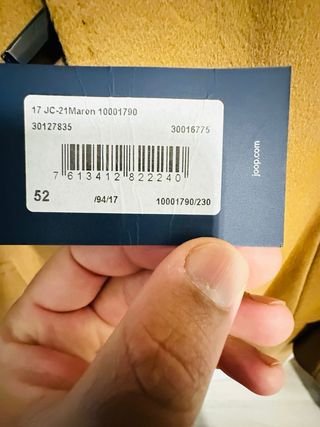 JOOP! Abrigo Maron Clásico Marrón