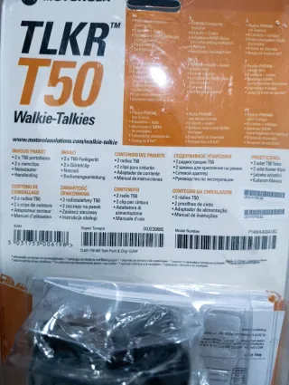 Walkie Talkies Motorola TLKR T50 (2 unidades)
