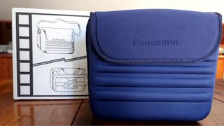 Borsa Panasonic Blu Porta Videocamera/Fotocamera