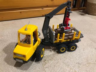 Playmobil 6813 Transportador de Leña con Grúa