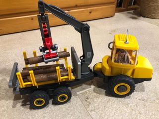 Playmobil 6813 Transportador de Leña con Grúa
