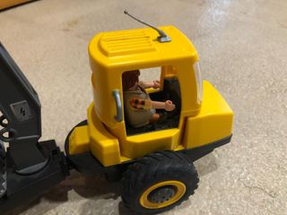 Playmobil 6813 Transportador de Leña con Grúa
