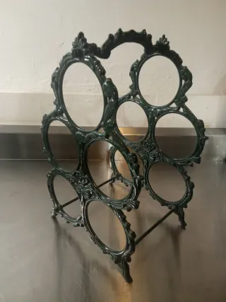 Botellero Metálico Negro