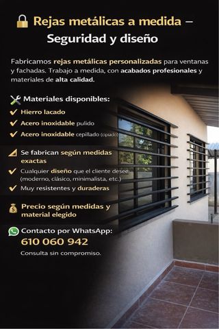 Rejas de seguridad para ventanas