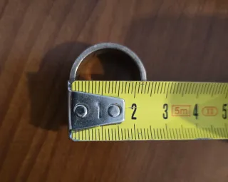 Anillo Acero Grabado Hombre