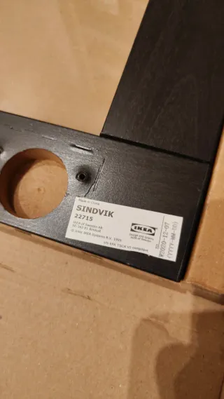 Puertas Ikea SINDVIK 60x64cm Negro/Marrón