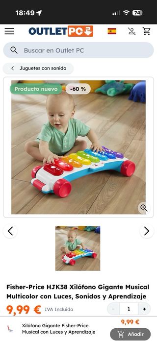 Piano Sensorial Fisher Price