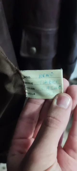 Chaqueta aviador cuero marrón