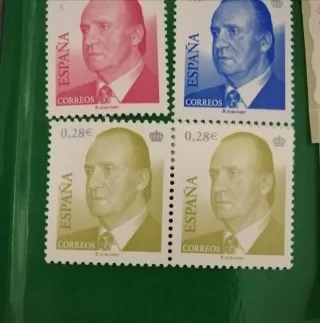 Lote Sellos España 2002 Juan Carlos I