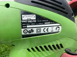 Cortasetos Florabest FHS 600/08