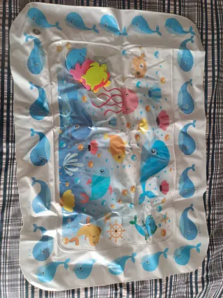 Manta acuática para bebé con animales marinos