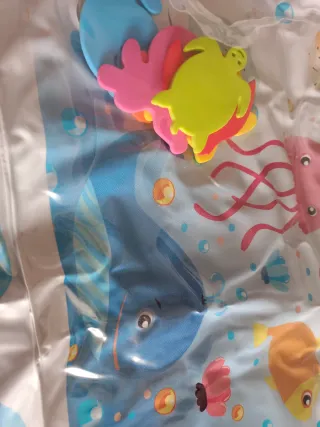 Manta acuática para bebé con animales marinos