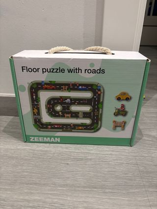 Puzzle Suelo Carreteras Infantil