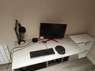 Escritorio alargado convertible en L