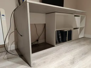 Escritorio alargado convertible en L