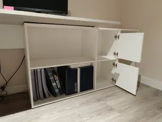 Escritorio alargado convertible en L