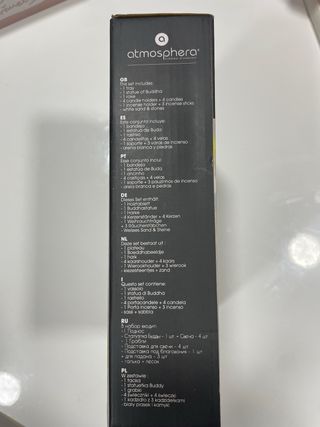 Jardín Zen Atmosphera con Velas e Incienso