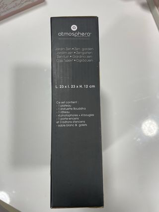 Jardín Zen Atmosphera con Velas e Incienso