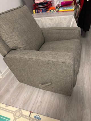 Butacón reclinable con función mecedora