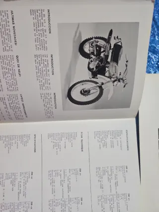 Lote Ossa 250 Super Pioneer Manuales